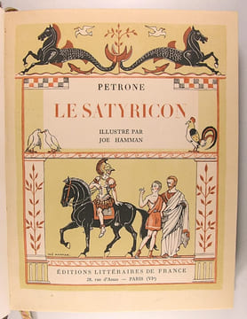 Le Satyricon de Petrone Chevalier Romain.. Héguin de Guerle