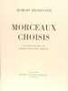 Morceaux choisis. Brasillach Robert