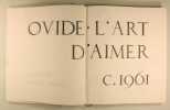 L'art d'aimer.. Ovide