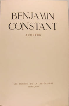 Adolphe. Benjamin Constant