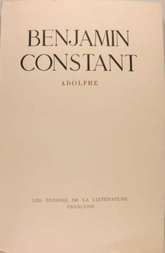 Adolphe. Benjamin Constant