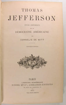 Thomas Jefferson. Cornelis de Witt