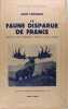 La faune disparue de France, depuis les origines jusqu'à nos jours.. Thévenin René