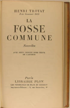 La fosse commune - Nouvelles. Henri Troyat