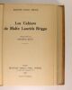 Les cahiers de Malte Laurids Brigge.. Rainer Maria Rilke