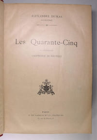 Les Quarante-Cinq - Ingénue - Les Blancs et les Bleus - Acté - César - Gaule et France - Les Hommes de Fer - Les Médicis - Les Stuarts - Contes pour les Petits : (10 contes : L'homme aux contes - Othon l'Archer - Le père Gigogne - La bouillie de la Comtesse Berthe - Aventures de Lyderic - La petite Sirène - Le roi des quilles - L'égoïste - Nicolas le philosophe - Histoire d'un casse-noisette.