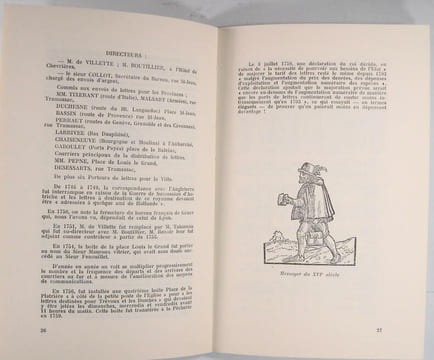 Histoire de la Poste à Lyon des origines à 1876. Chapier Georges