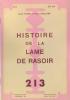 Histoire de la lame de rasoir (Gillette). FAURE Raoul & GUILLARD Henri