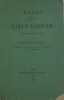 Essai sur la destruction de l’OEUF D’HIVER du phylloxera de la vigne. LAFITTE Prosper de