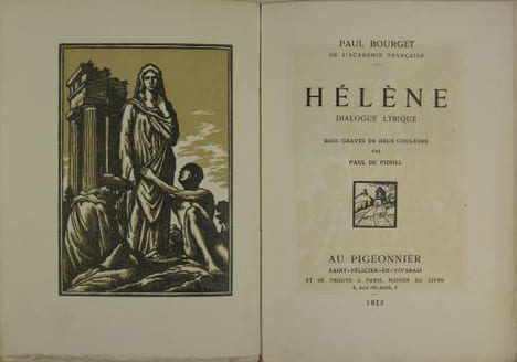 HELENE - Dialogue lyrique. BOURGET Paul