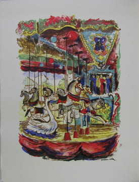 Fêtes foraines de Paris. MOUREY Gabriel ( GRAU SALA )