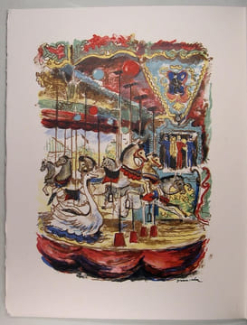Fêtes foraines de Paris. MOUREY Gabriel ( GRAU SALA )