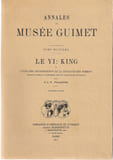 "ANNALES DU MUSEE GUIMET - LE YI .... (ANONYME)