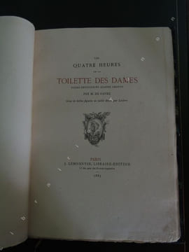 LES   QUATRE    HEURES   DE    LA   TOILETTE    DES   DAMES   Poème  érotique   en   quatre   chants   Figures  en  taille  douce  par  Leclerc. FAVRE ...