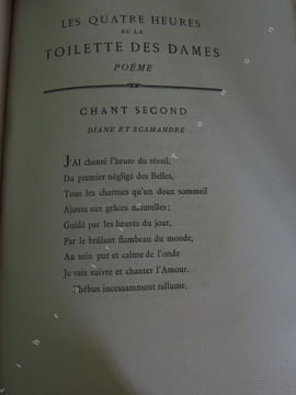 LES   QUATRE    HEURES   DE    LA   TOILETTE    DES   DAMES   Poème  érotique   en   quatre   chants   Figures  en  taille  douce  par  Leclerc. FAVRE ...