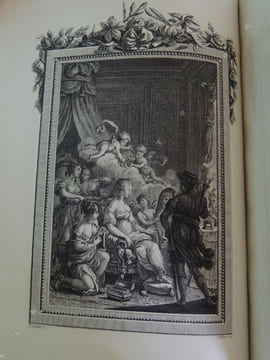 LES   QUATRE    HEURES   DE    LA   TOILETTE    DES   DAMES   Poème  érotique   en   quatre   chants   Figures  en  taille  douce  par  Leclerc. FAVRE ...