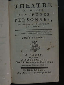 THEATRE A L' USAGE DES JEUNES PERSONNES