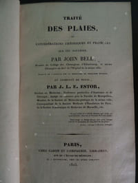 TRAITE   DES   PLAIES       (  relié   avec  :  )    TRAITE  ELEMENTAIRE  SUR L ' EMPLOI  LEGITIME  ET METHODIQUE  DES   EMISSIONS  SANGUINES DANS  L ' ART  DE   GUERIR