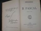 PENSEES  DE   B.   PASCAL. PASCAL   B(laise)