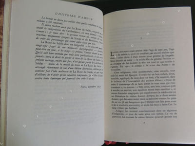 L'  HISTOIRE  D' AMOUR  DE  LA  ROSE  DE SABLE  roman 