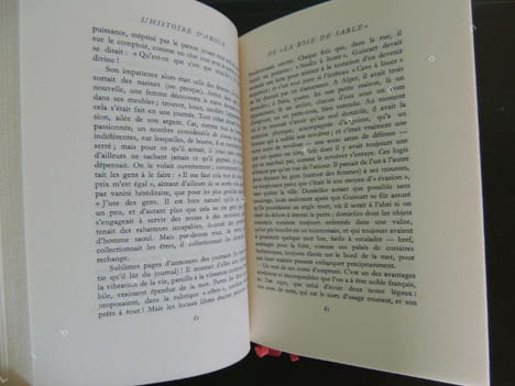 L' HISTOIRE D' AMOUR DE LA ROSE DE SABLE roman . MONTHERLANT Henry de