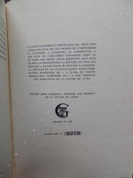 L' HISTOIRE D' AMOUR DE LA ROSE DE SABLE roman . MONTHERLANT Henry de