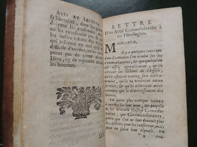 L' ABBE COMMENDATAIRE ou L' injustice des commendes est condamnée par la loy de Dieu , par les décrets des papes et par les ordonnances , pragmatiques et concordats des rois de France