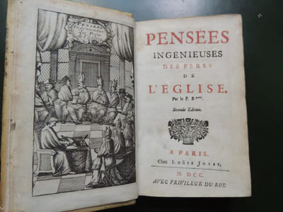 PENSEES INGENIEUSES DES PERES DE L' EGLISE Seconde Edition