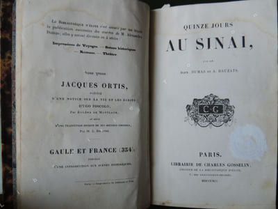 QUINZE   JOURS   AU  SINAÏ