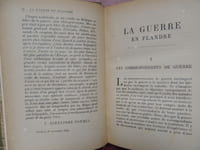 LA  GUERRE    EN   FLANDRE   traduit de l' anglais par Gérard Harry
