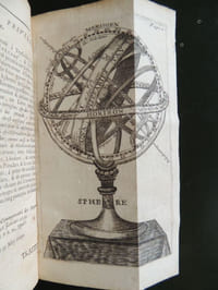 L' USAGE DES GLOBES CELESTES ET TERRESTRES ET DES SPHERES SUIVANT LES DIFFERENS SYSTEMES DU MONDE précédé d' un Traité de Cosmographie