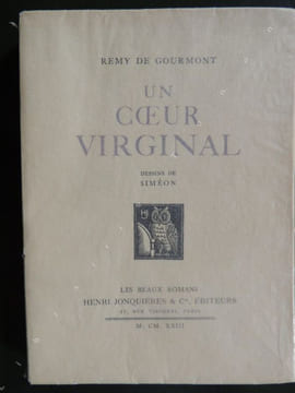 UN COEUR VIRGINAL Dessins de Siméon . GOURMONT Remy de