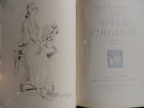 UN COEUR VIRGINAL Dessins de Siméon . GOURMONT Remy de