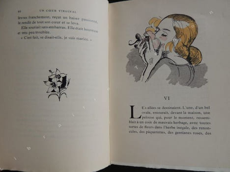 UN COEUR VIRGINAL Dessins de Siméon . GOURMONT Remy de