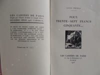 POUR TRENTE -SEPT FRANCS CINQUANTE .....
