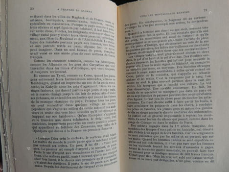 SUR LES ROUTES D ' AFRIQUE De la Méditerranée au Congo Avec 32 illustrations en hors texte . BUHLER Jean