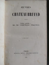 OEUVRES DE CHATEAUBRIAND