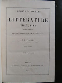 LECONS ET MODELES DE LITTERATURE FRANCAISE ANCIENNE ET MODERNE Edition illustrée