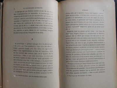 LA PSYCHOLOGIE ALLEMANDE CONTEMPORAINE ( ECOLE EXPERIMENTALE )