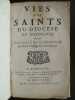 VIES   DES   SAINTS   DU  DIOCESE   DE  BORDEAUX  AVEC  UN TRAITE   DE LA  DEVOTION   AUX  SAINTS  A  L' USAGE  DU  MÊME  DIOCESE . BRUN  Raymond  ( ...