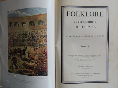 FOLKLORE  Y COSTUMBRES  DE  ESPAÑA    Segunda edición 