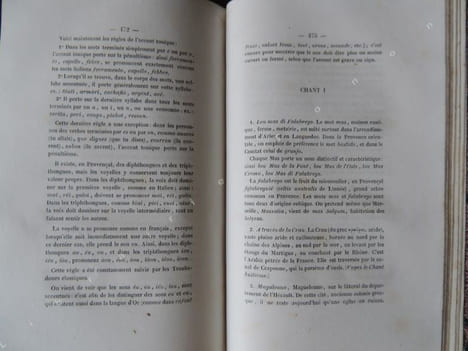 MIREIO Pouèmo Prouvençau Avec la traduction littérale en regard . MISTRAL Frederi ( Frédéric )