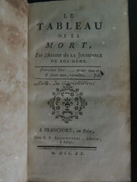 LE TABLEAU DE LA MORT par l' Auteur de La Jouissance de soi-même