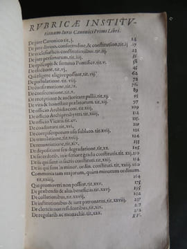 INSTITVTIONES IVRIS CANONICI quibus jus pontificium singulari methodo libris IV comprehenditur a Joan. Paulo-Lancelotto ... ( relié avec : ) DE ...