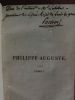 PHILIPPE - AUGUSTE   po&egrave;me   h&eacute;ro&iuml;que   en   douze  chants. PARSEVAL    F(ran&ccedil;ois) A(uguste)  (de)