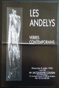 Les Andelys. Verres contemporains.