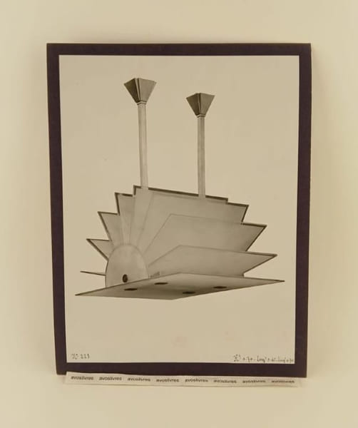 [Luminaires Art d&eacute;co modernistes].. [LUMINAIRES ART DECO MODERNISTES]. - RARE Ensemble de photographies originales d'epoque. -  