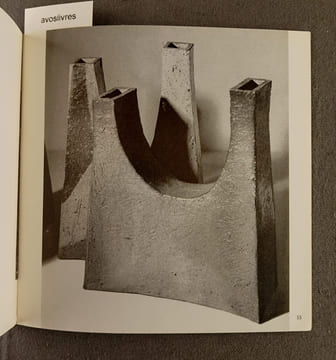 Céramique contemporaine. . [CERAMIQUE CONTEMPORAINE]. - Rare catalogue d’exposition, 1965. -  MOUTARD-ULDRY, Renée.