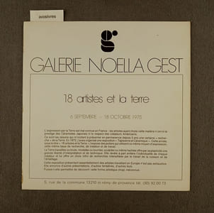 18 artistes et la terre. 