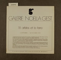 18 artistes et la terre.